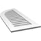 Ekena Millwork Quarter Round Top Left Surface Mount PVC Gable Vent w/ 3-1/2"W x 1"P Standard Frame, 18"W x 42"H GVPQL18X4201SN - alternate 2